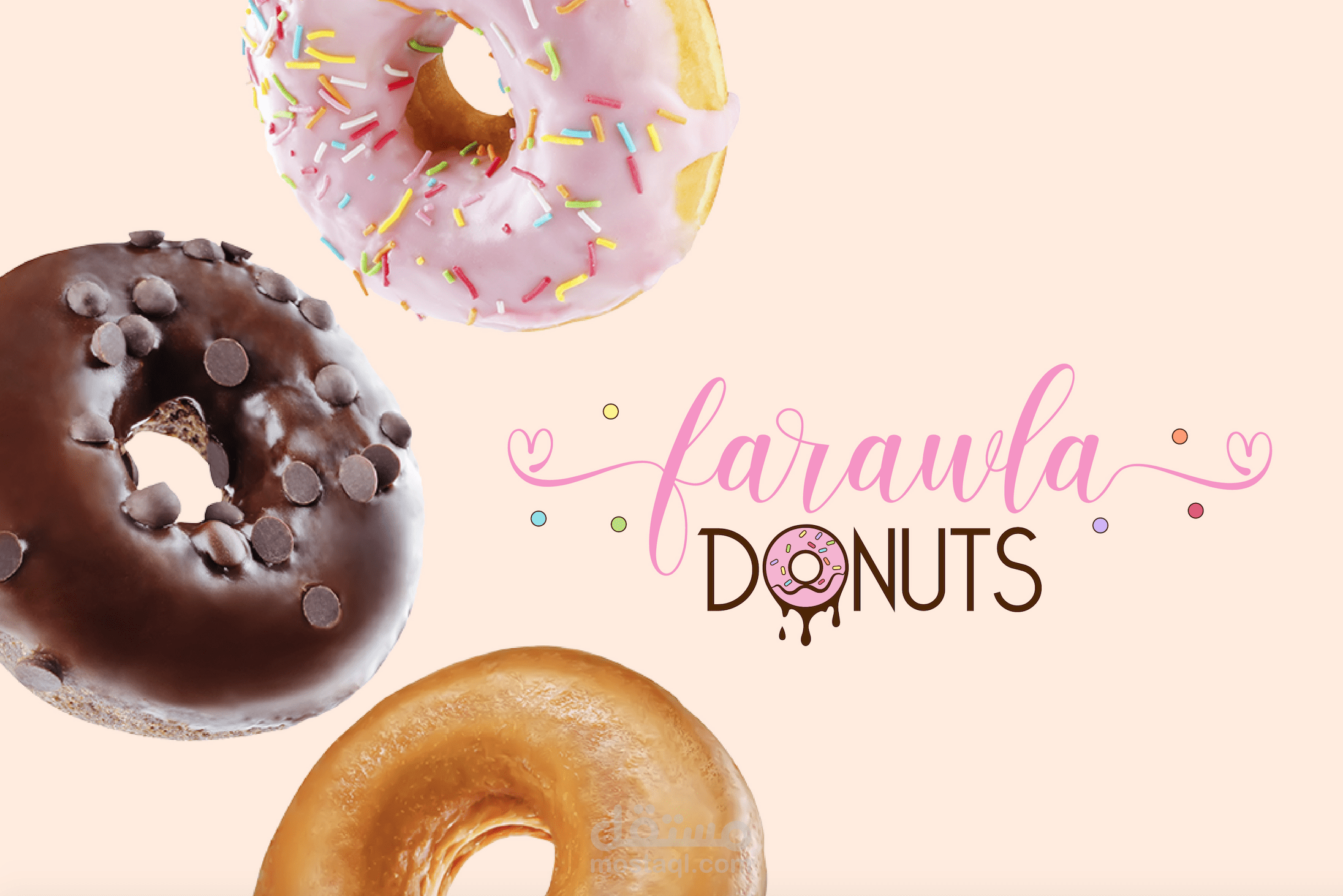 Visuel ID Farawla Donuts