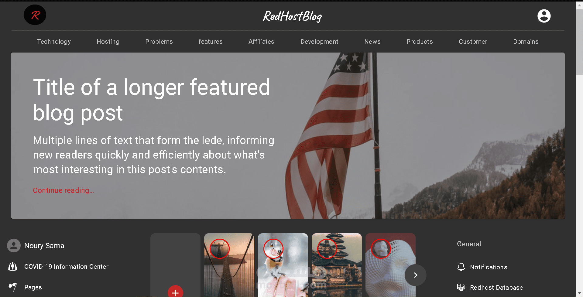 موقع React js Blog