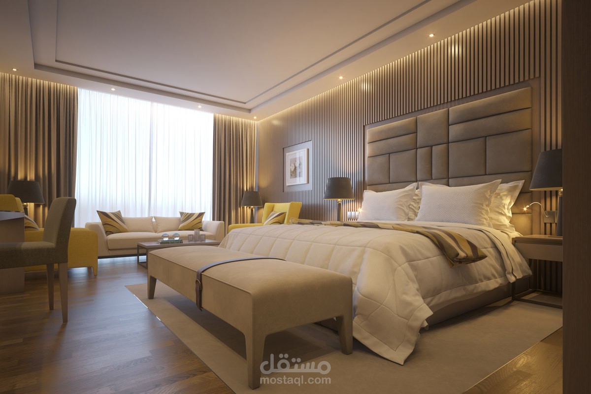 تصميم جناح فندقي -  Dream Hotel Apartments