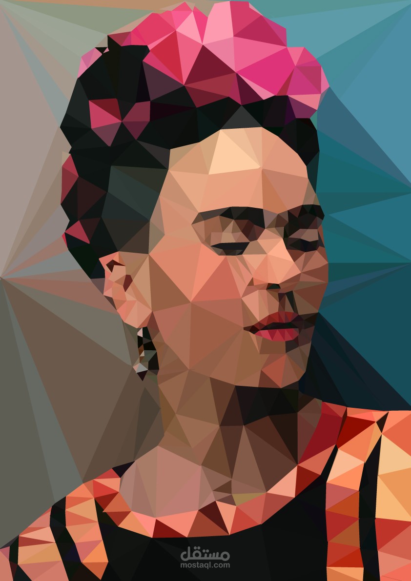 الفنانة التشكيلية فريدا