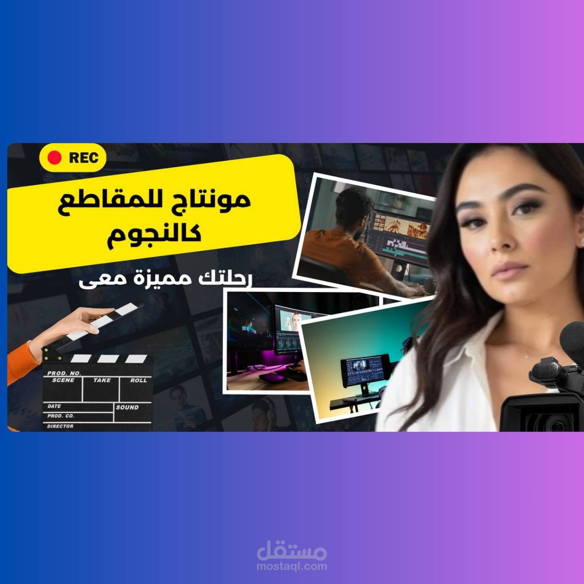 مونتاج ريلز  احترافية كنجوم السوشيال ميديا