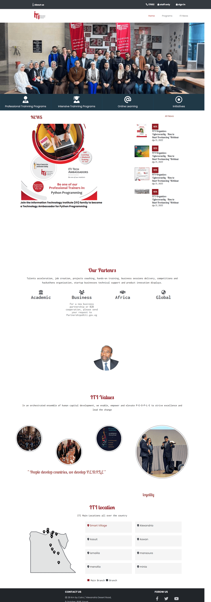 Cloning a complete website ITI (Information Technology Institute)