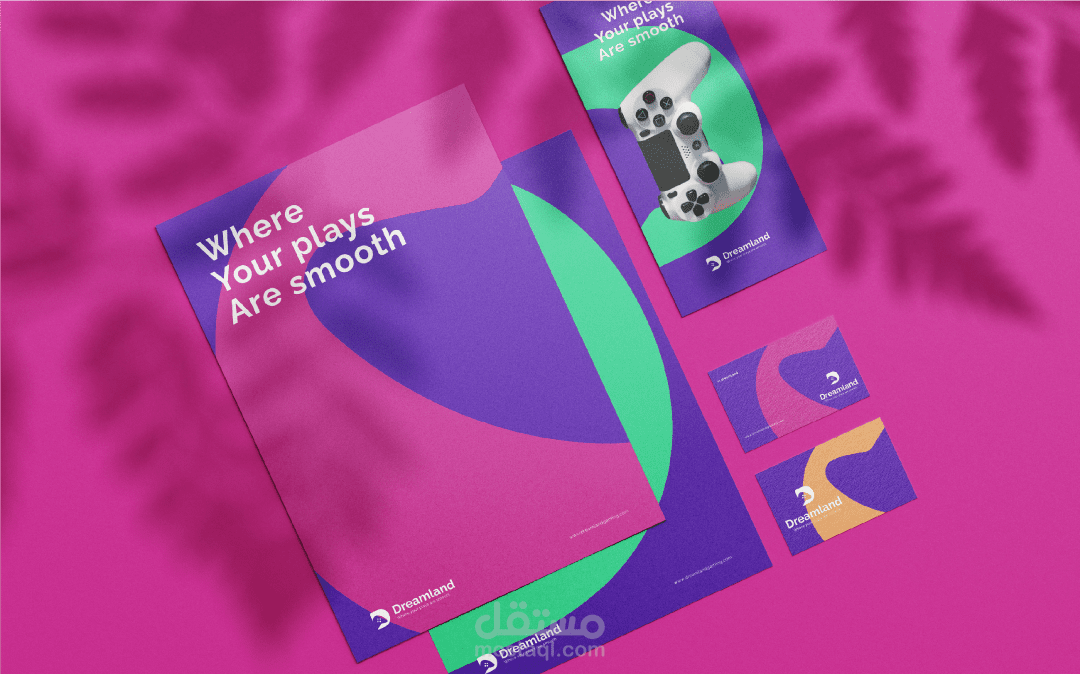 هوية بصرية لشركة منتجات Gaming