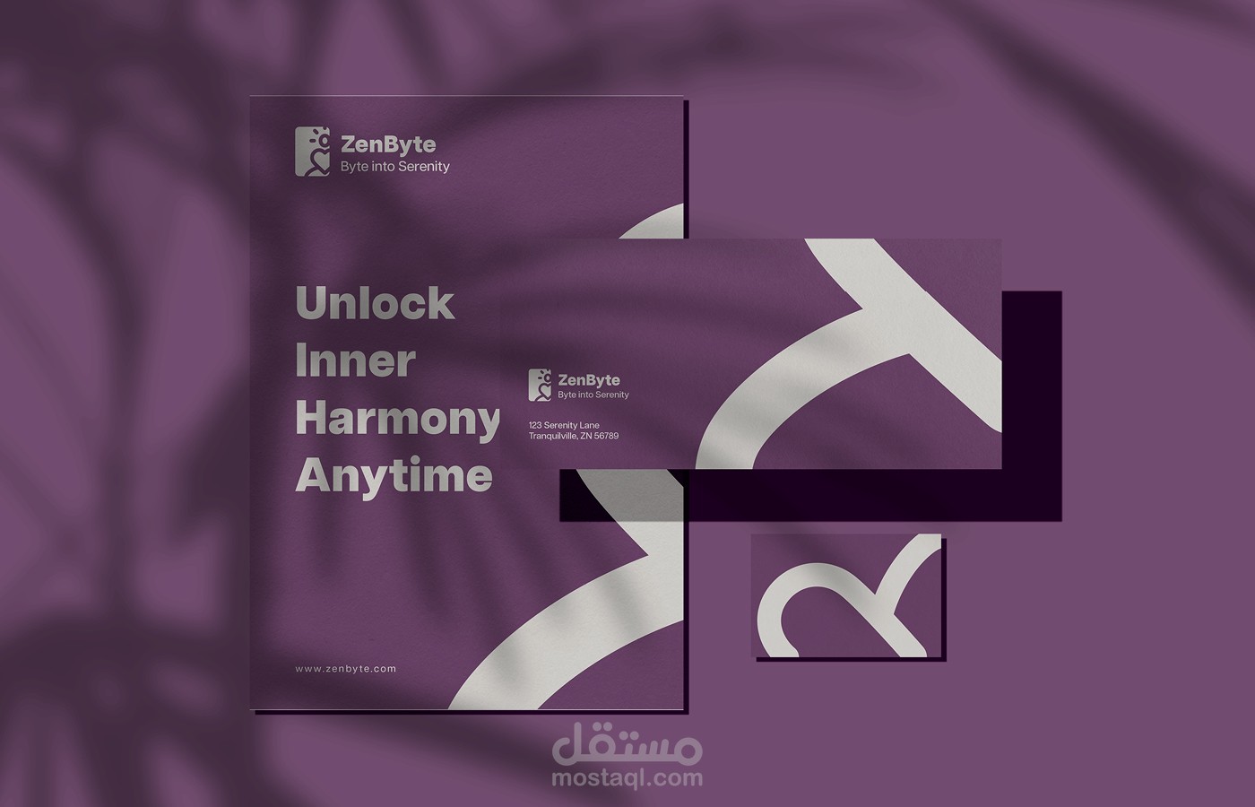 Logo, Brand identity | ZenByte Meditation App