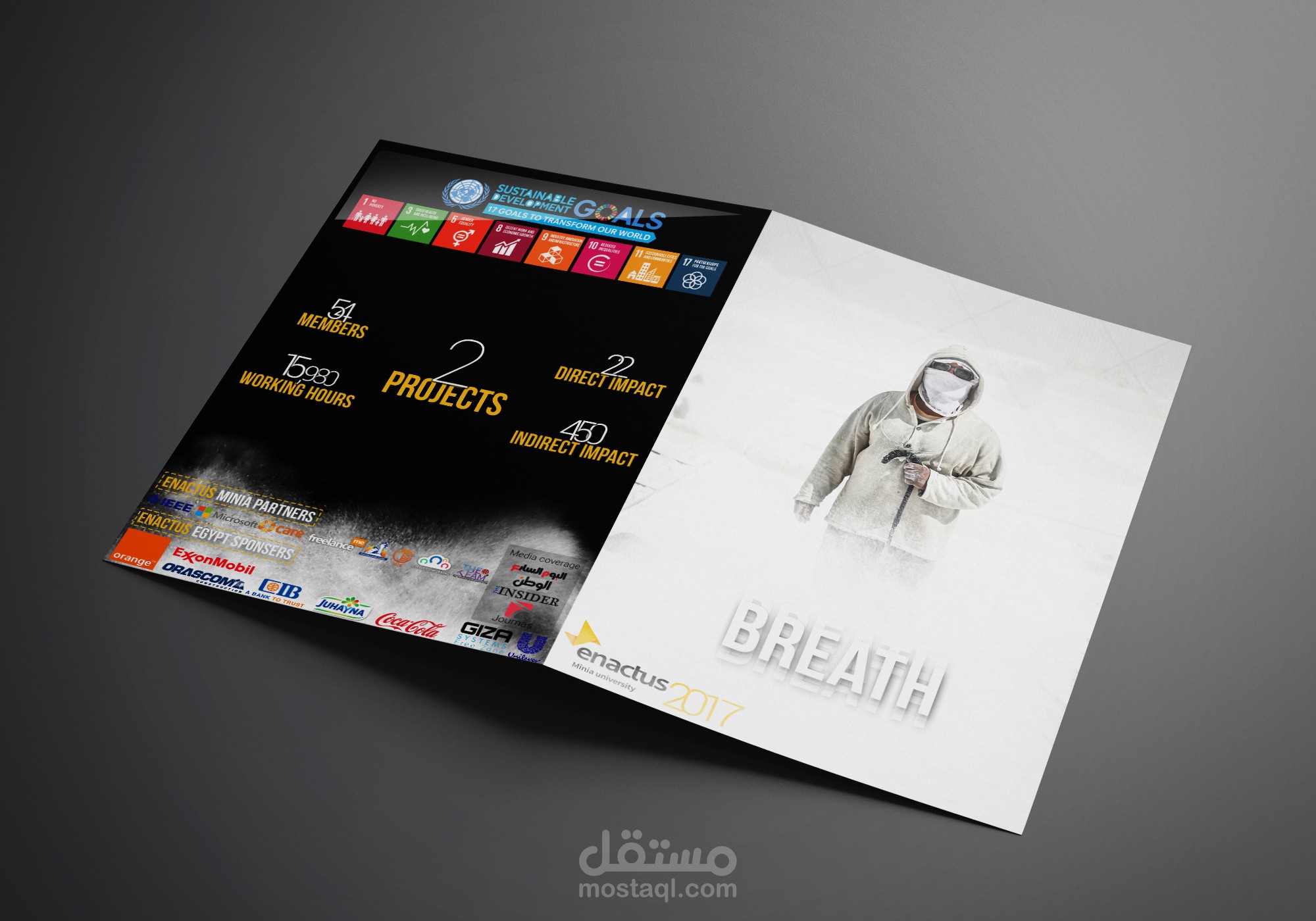 annual report for Enactus projects