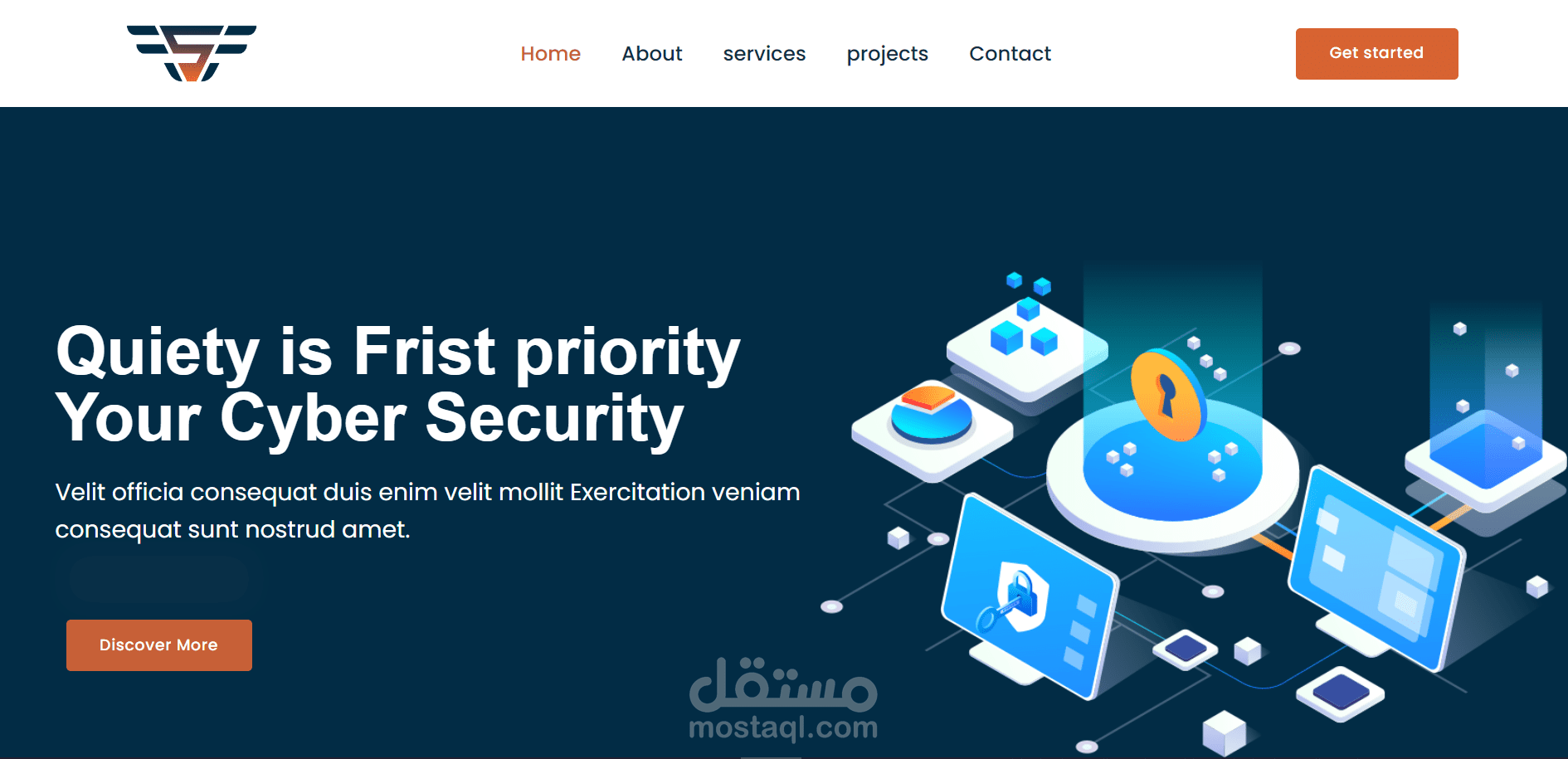 موقع لشركة IT& Security (secforces)