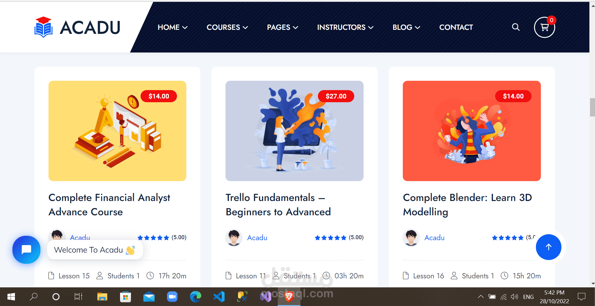 website for online courses