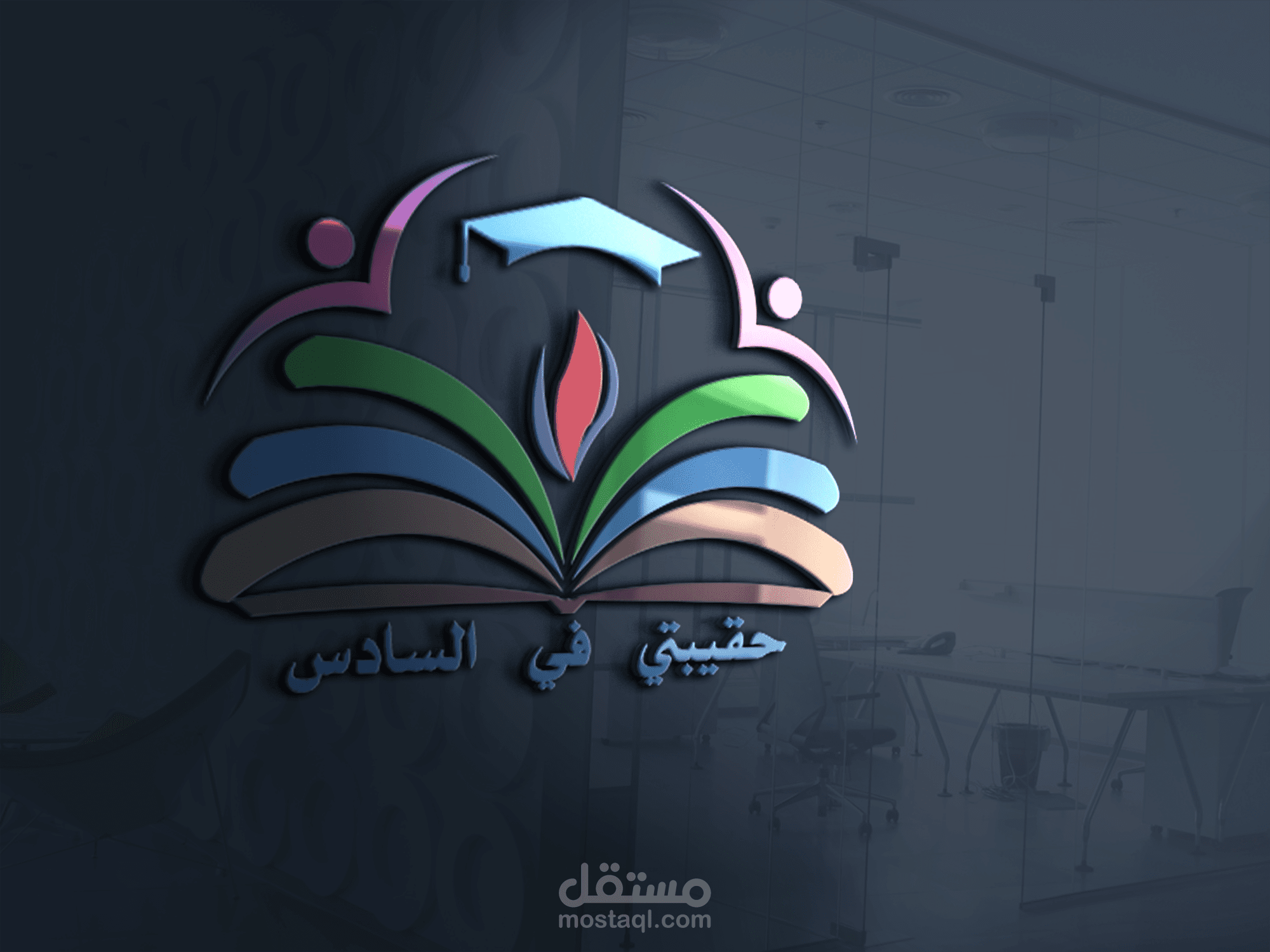 شعارات تم تصميمها على مواقع العمل الحر من اعمالنا الحمد لله