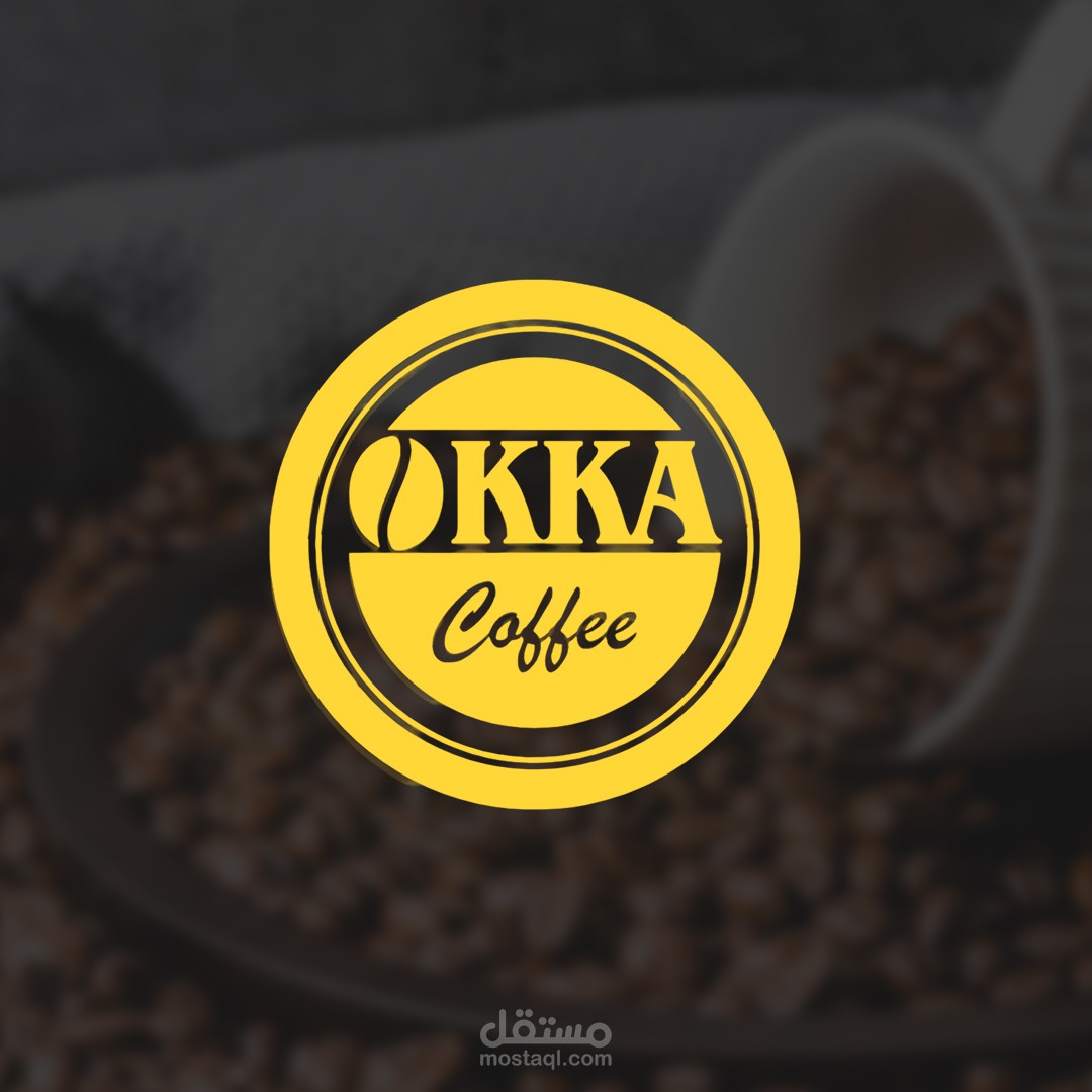 هويه بصريه كامله لــ Okka caffee