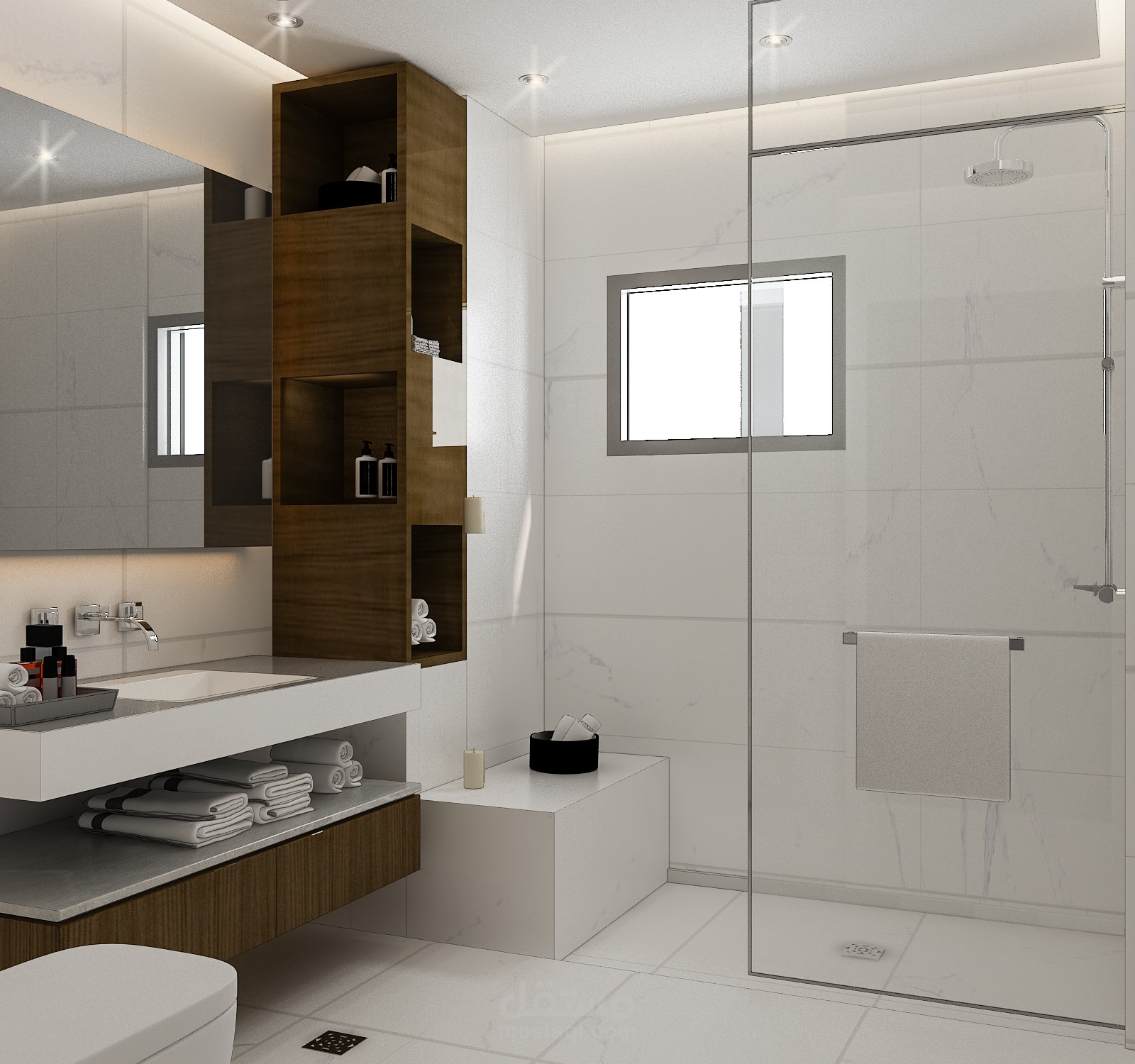 تصميم داخلي لحمام