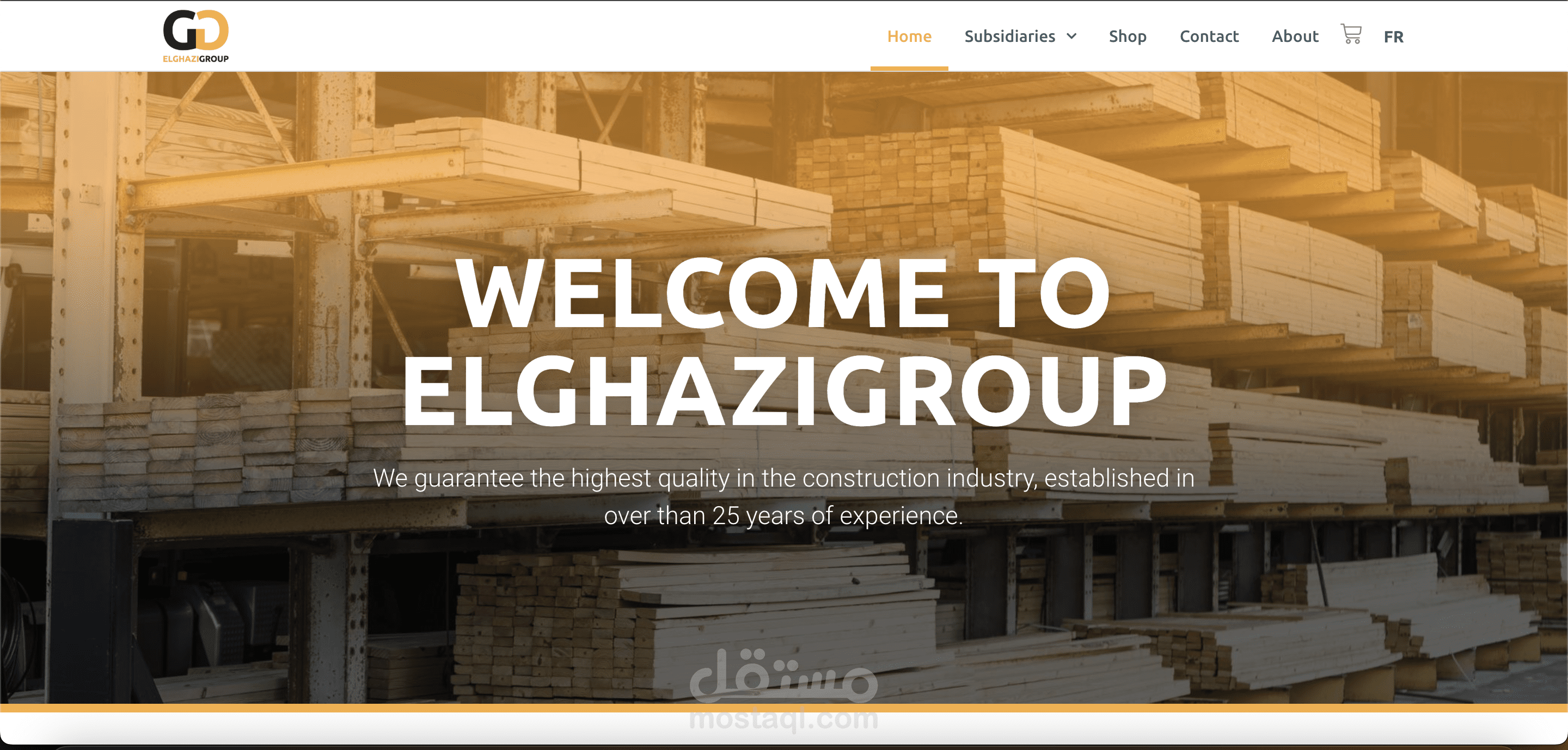 Website for Elghazi group