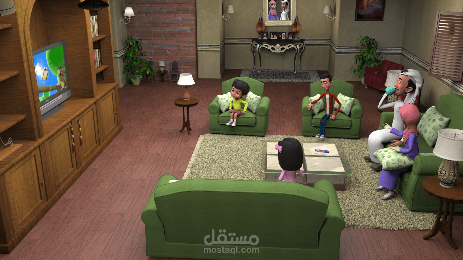 قناة المجد الفضائية - اعلان 3D