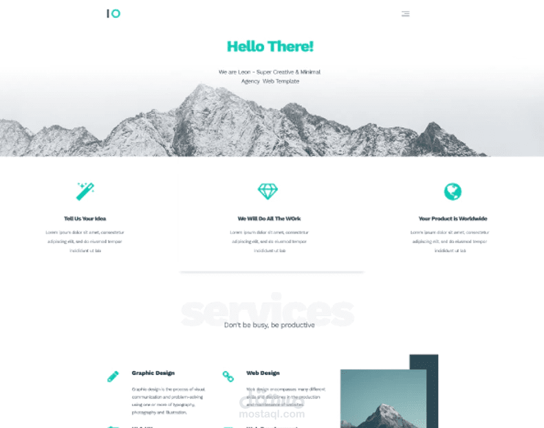 Leon - Agency Template