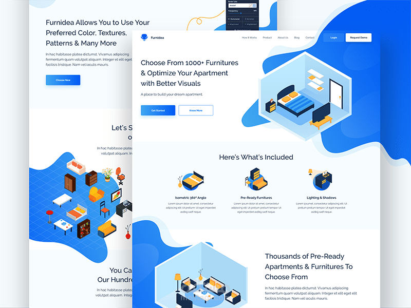 موقع Furnidea للأثاث.