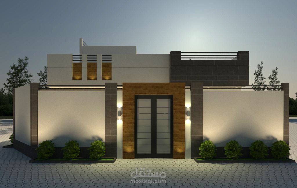تصميم واجهة فيلا (استثمار) - السعودية