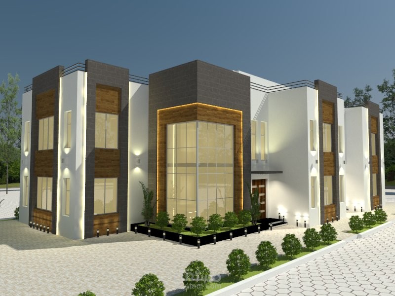 تصميم فيلا مودرن متكاملة  جاهزة للتنفيذ - المملكة العربية السعودية