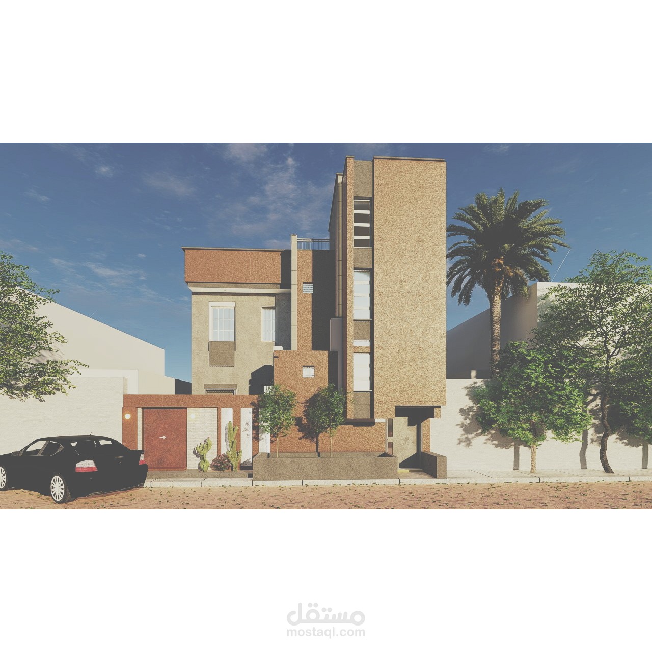 منزل دورين حوائط حامله