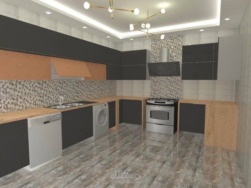 تصميم مطبخ وحمام