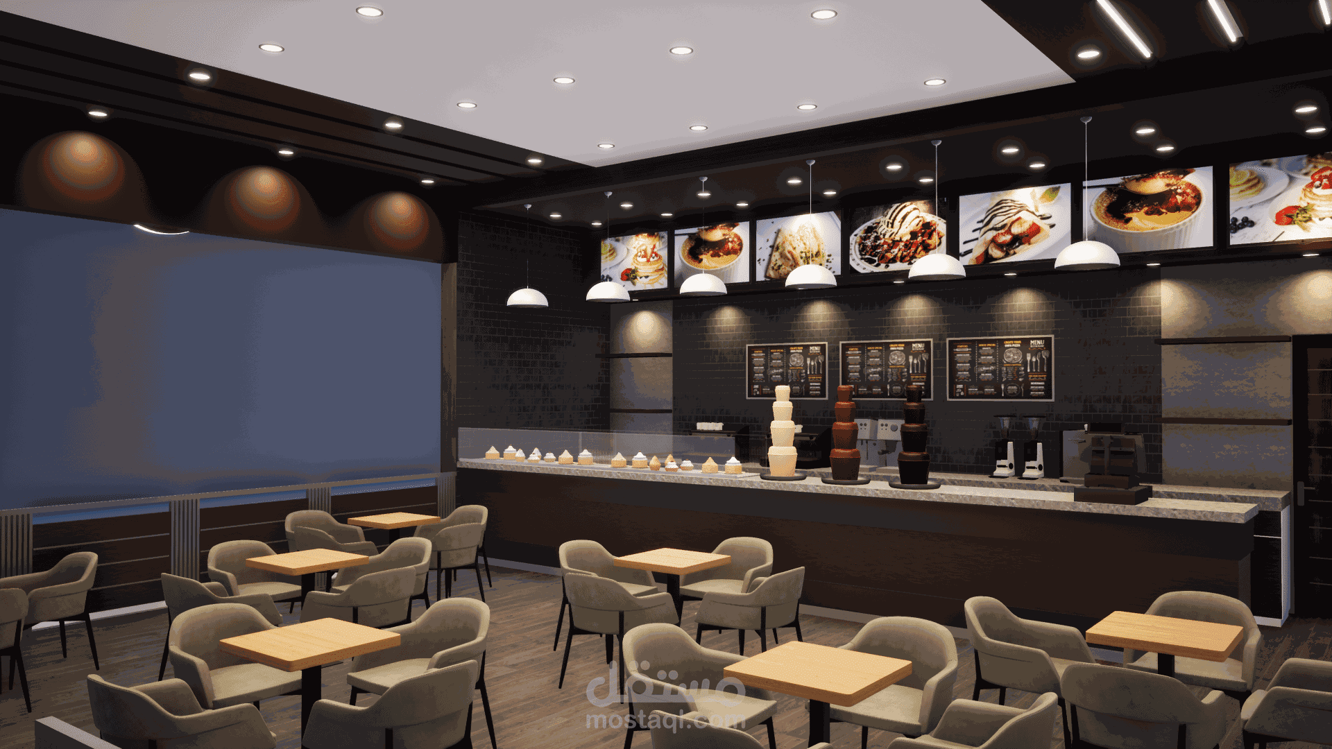 تصميم مطاعم