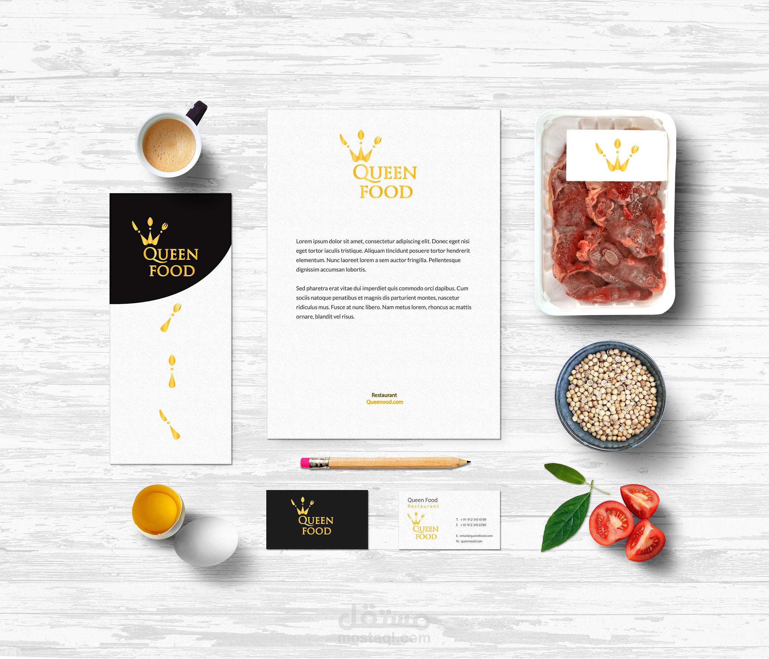 تصميم شعار" Queen food"