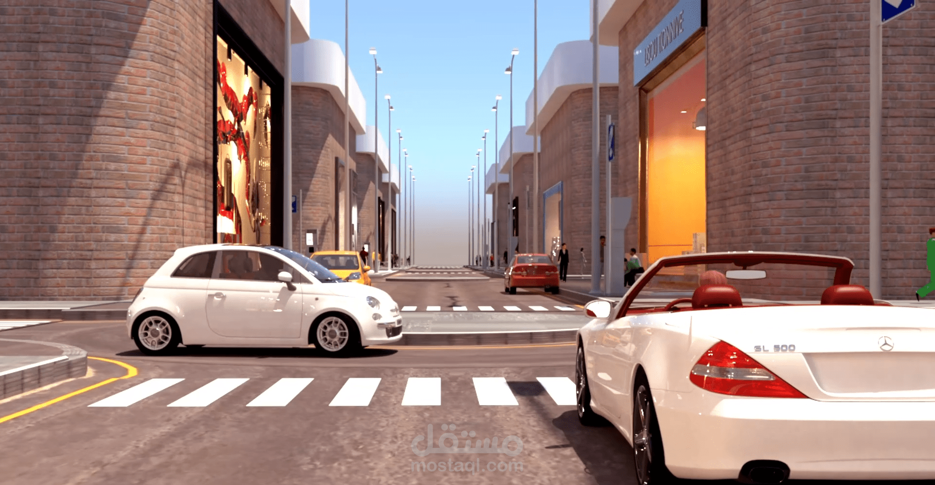 Animation all city 3d Modling