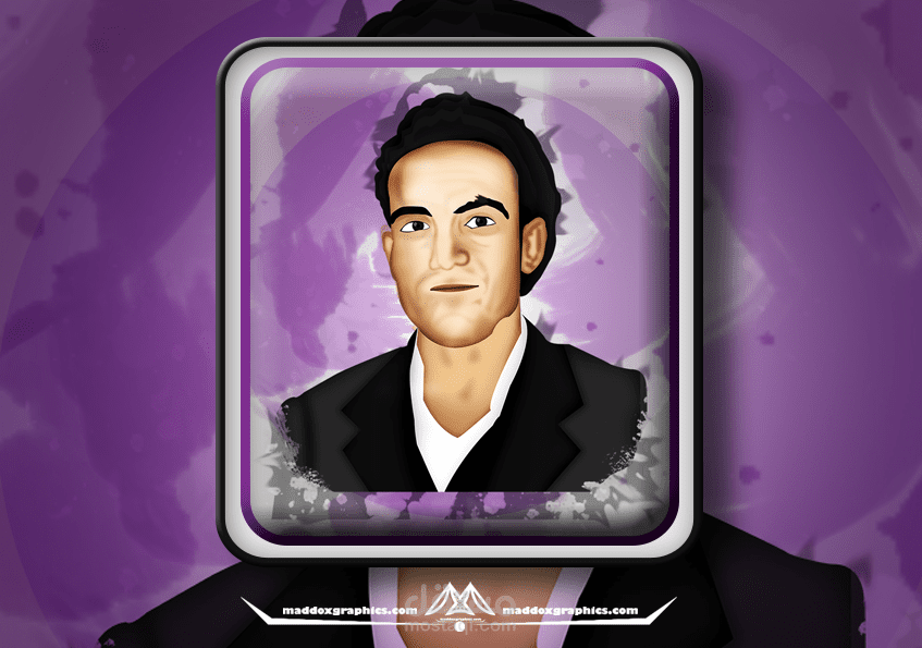 رسم وتصميم بورتريه للشهيد البطل الجزائري العربي بن مهيدي