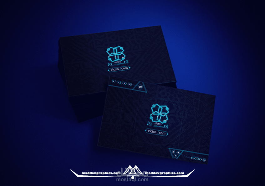 تصميم بطاقة أعمال - تصميم كروت شخصية