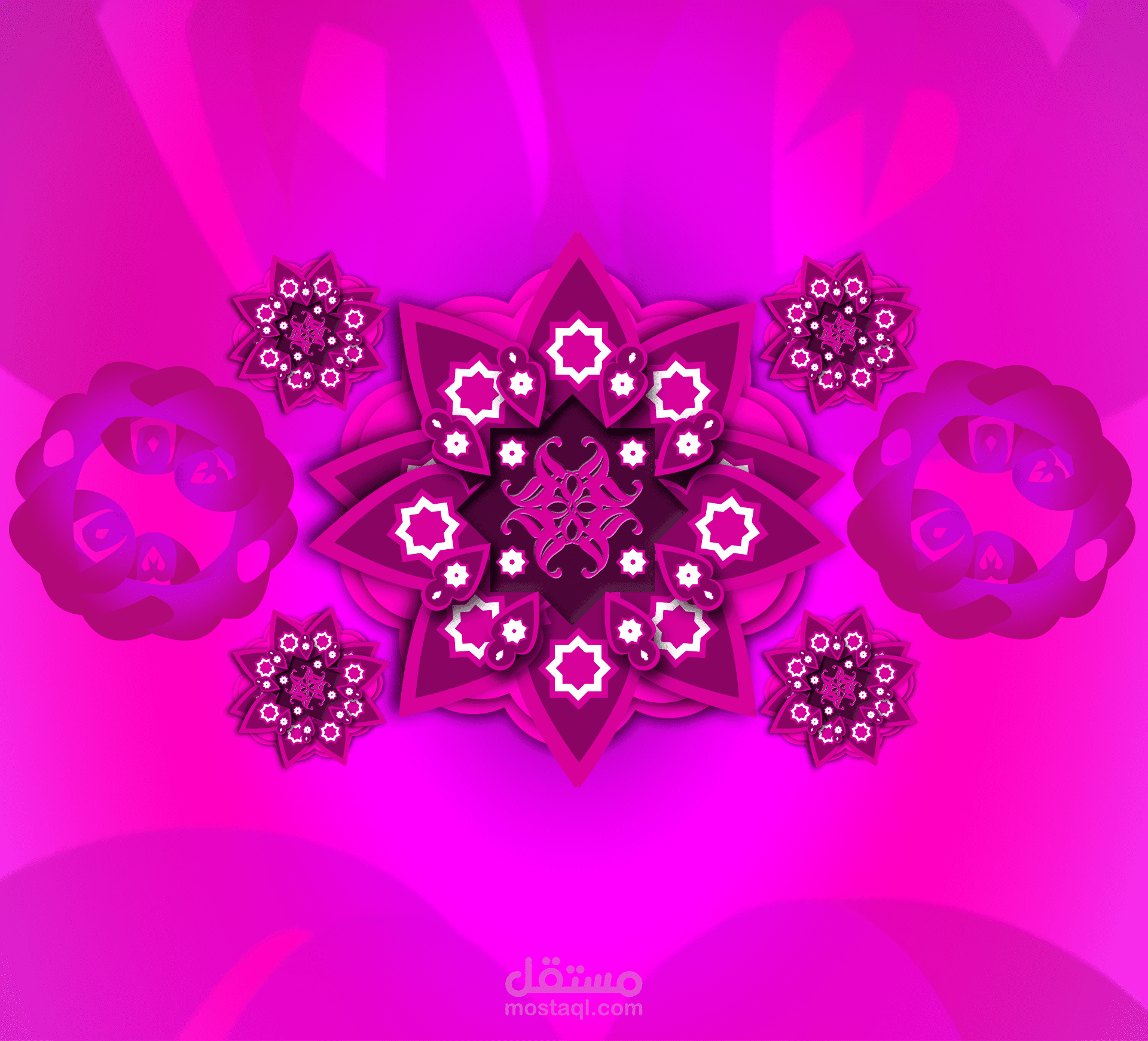 فيديو - مراحل تصميم لزخرفة من الصفر