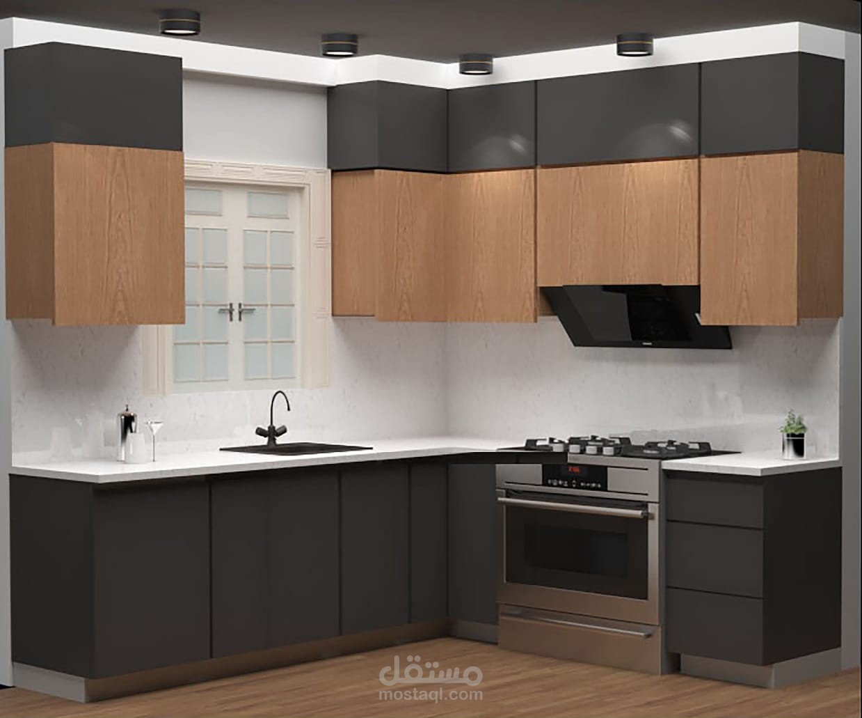 مطبخ صغير مودرن