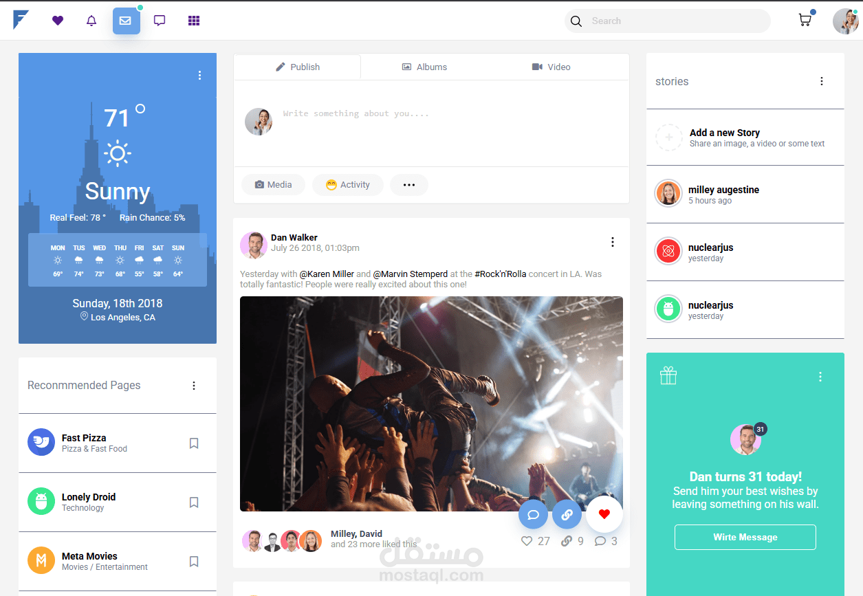 FriendKit Social Media Static app