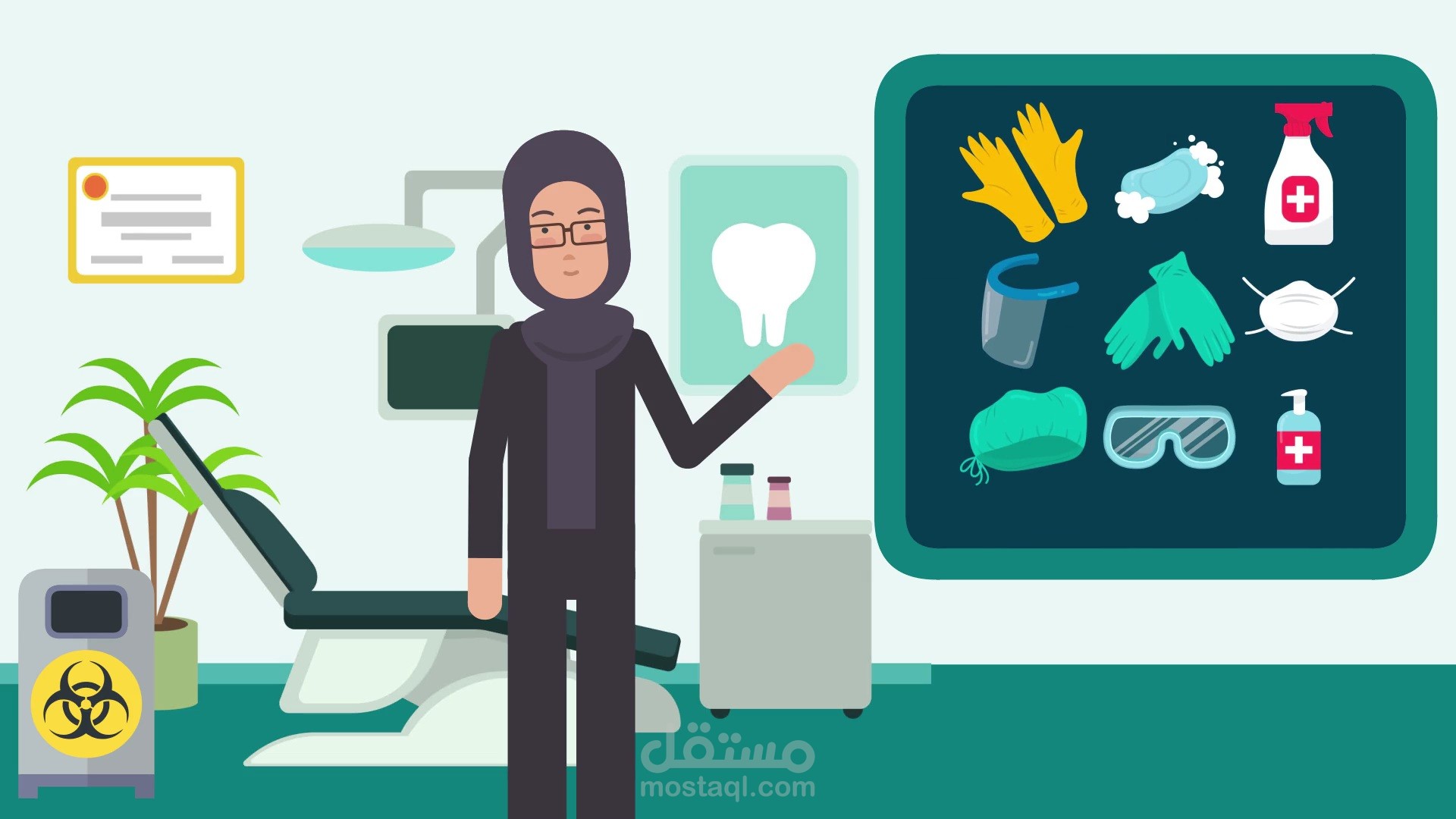 موشن جرافيك Surgery Dental Assistant -KSMC