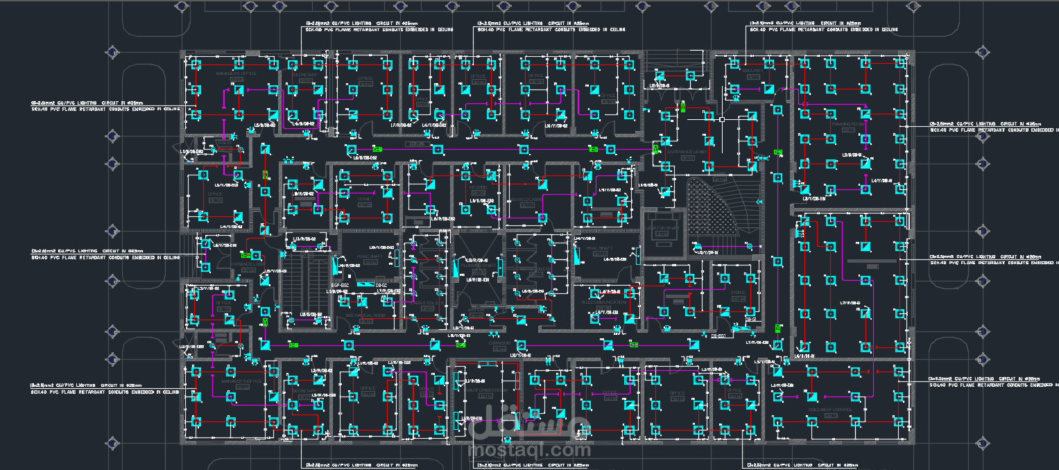 تصميم أنظمة الكهرباء المتكاملة للمبانى السكنية والتجارية والادارية