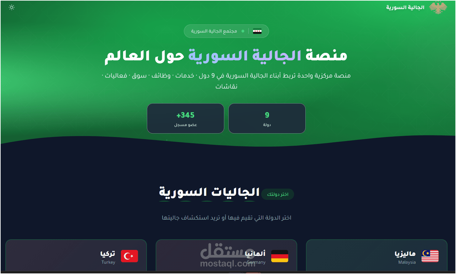 منصة الجاليات السورية
