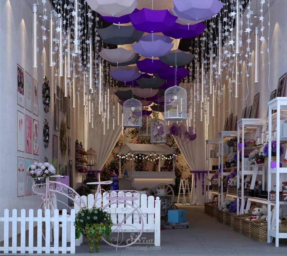 تصميم محل هدايا و ورود والعاب