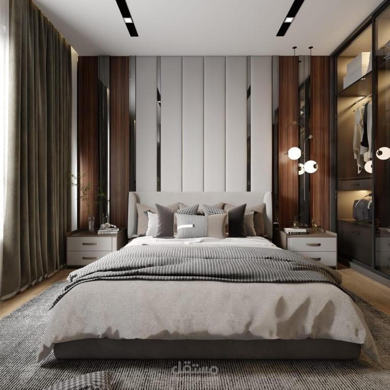 تصميم داخلي لغرفة نوم