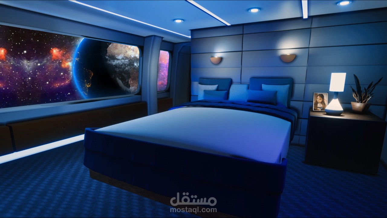 Bedroom In SpaceShip