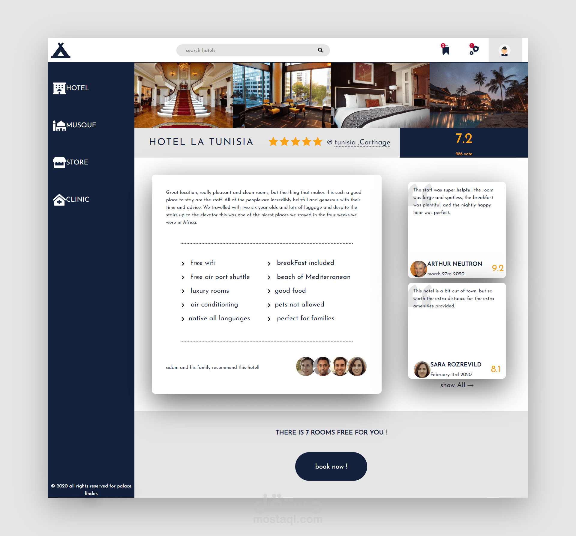 palace for find hotels & buildings