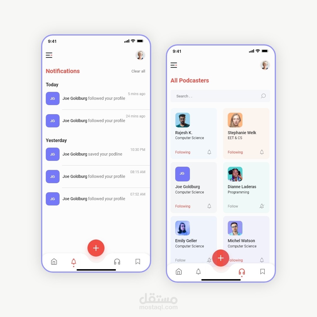 تطبيق Podcasters