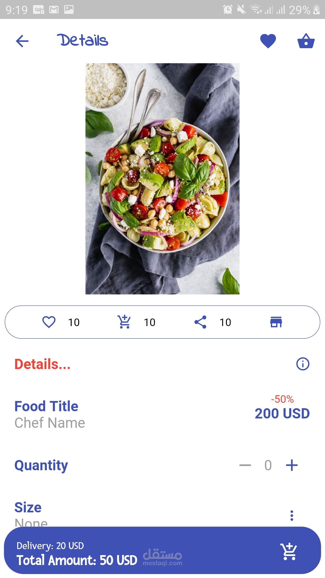A Food Delivery App