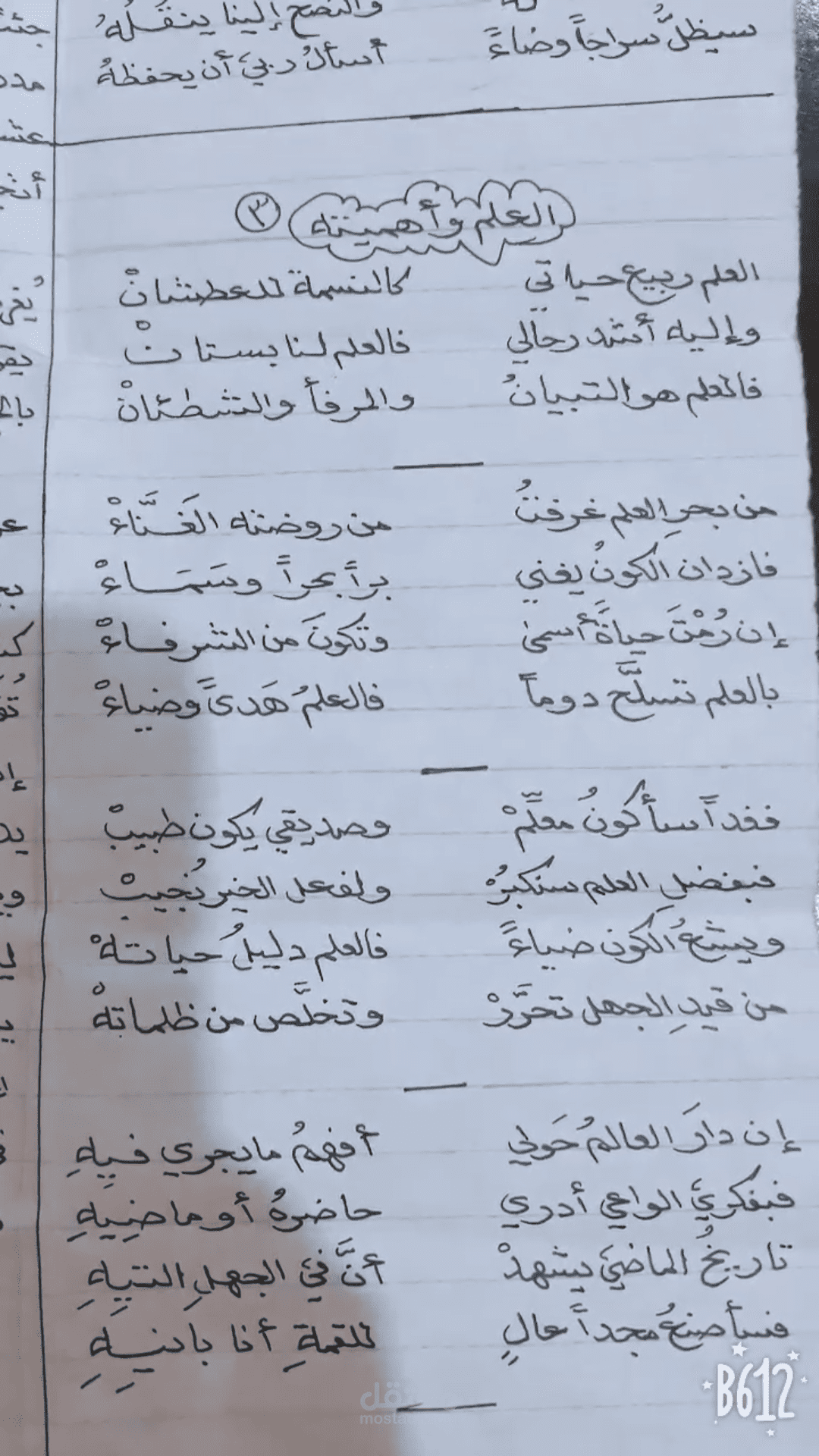 كتابة الشعر  والمقالات