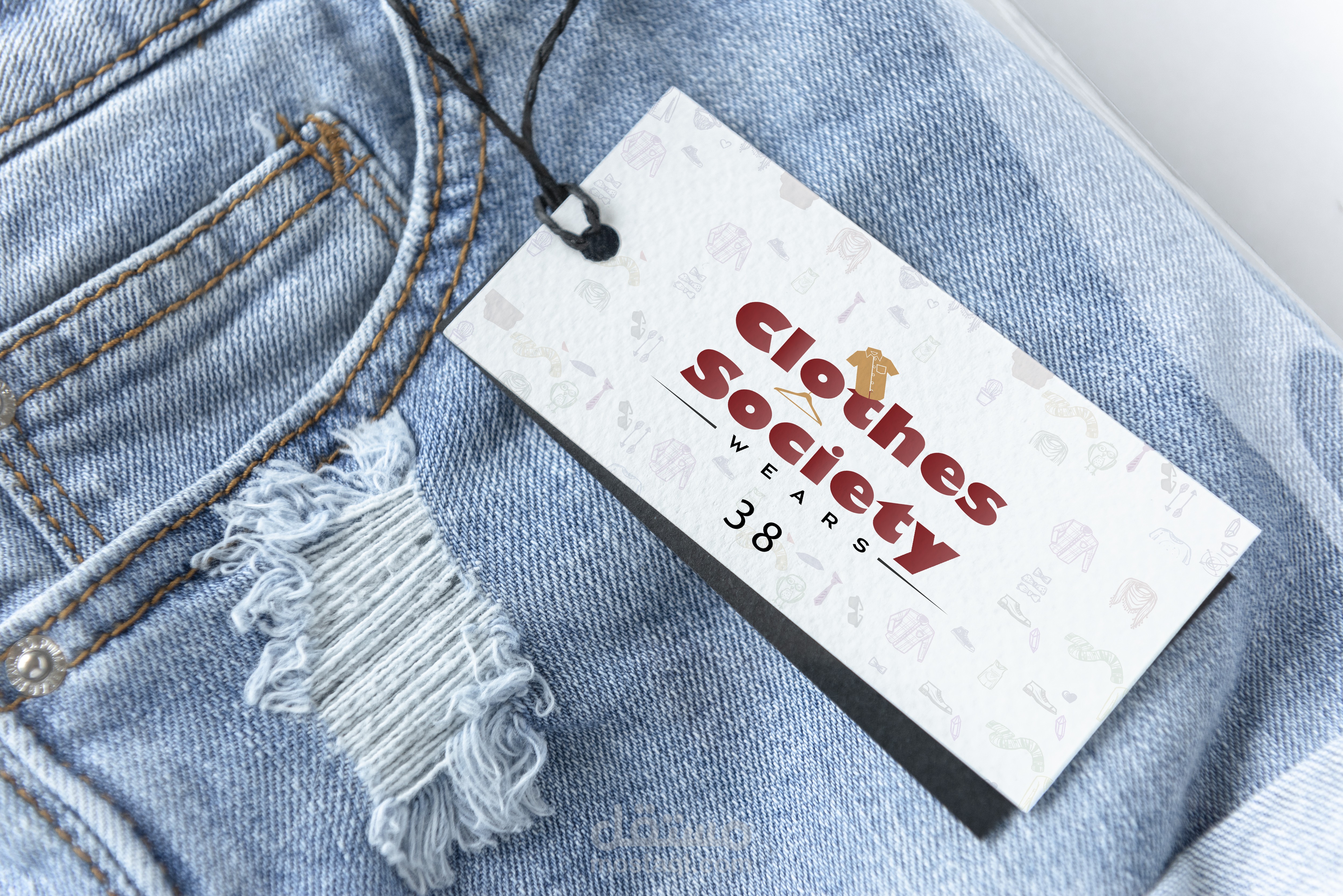 CLOTHES SOCIETY هوية شركة ملابس