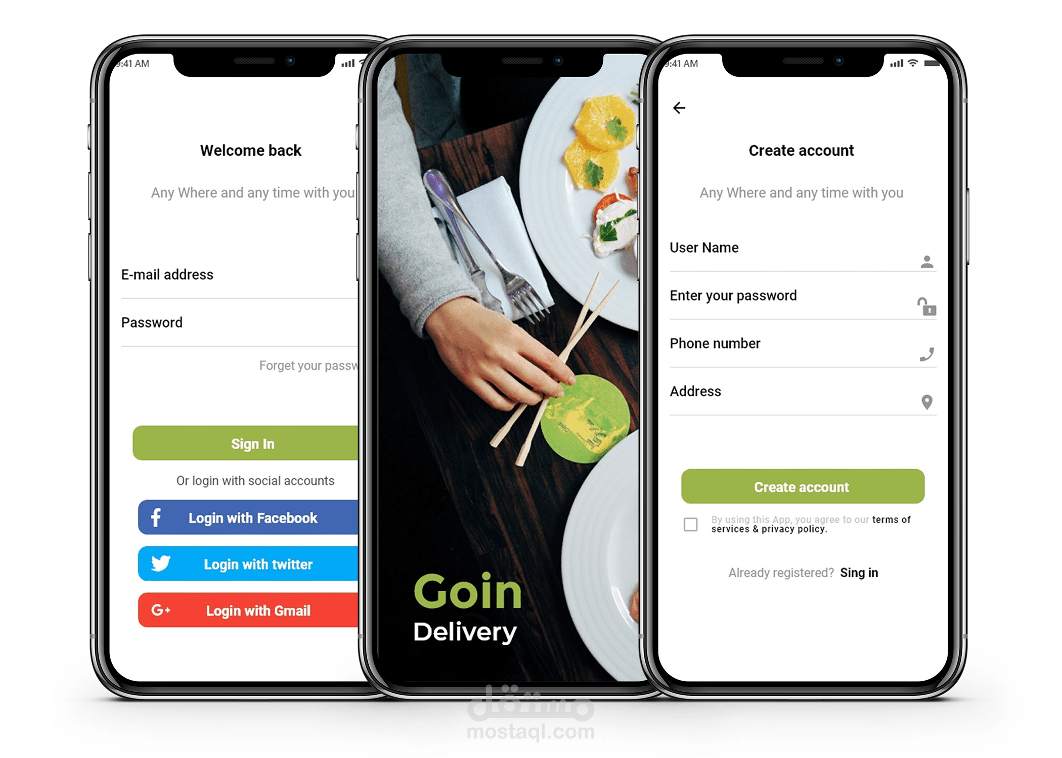 Delivery app
