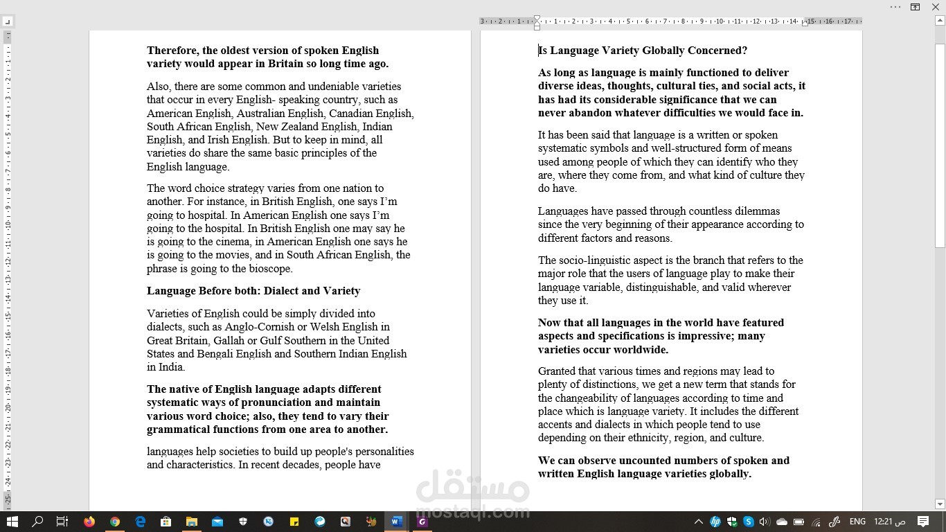Linguistics Content Writing Project/Language Variety