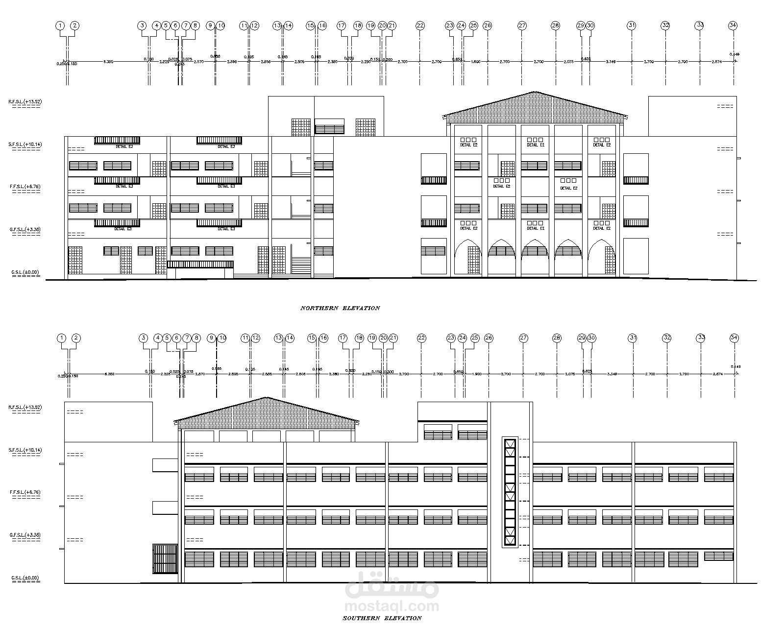 تصميم معماري لمدرسة مسقط الثانوية للبنات