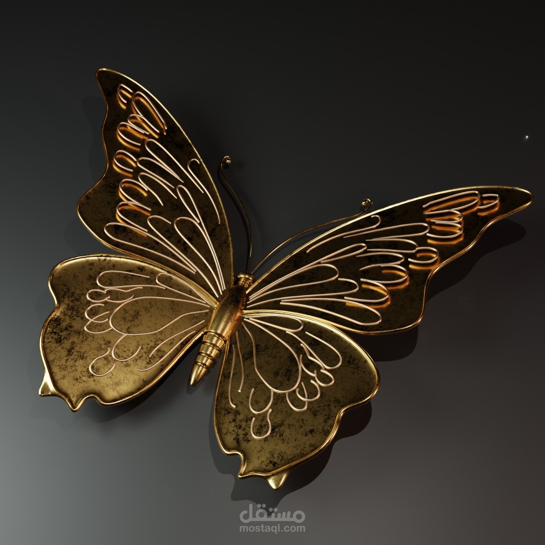 تصميم لفراشة