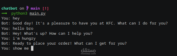 KFC - Chatbot