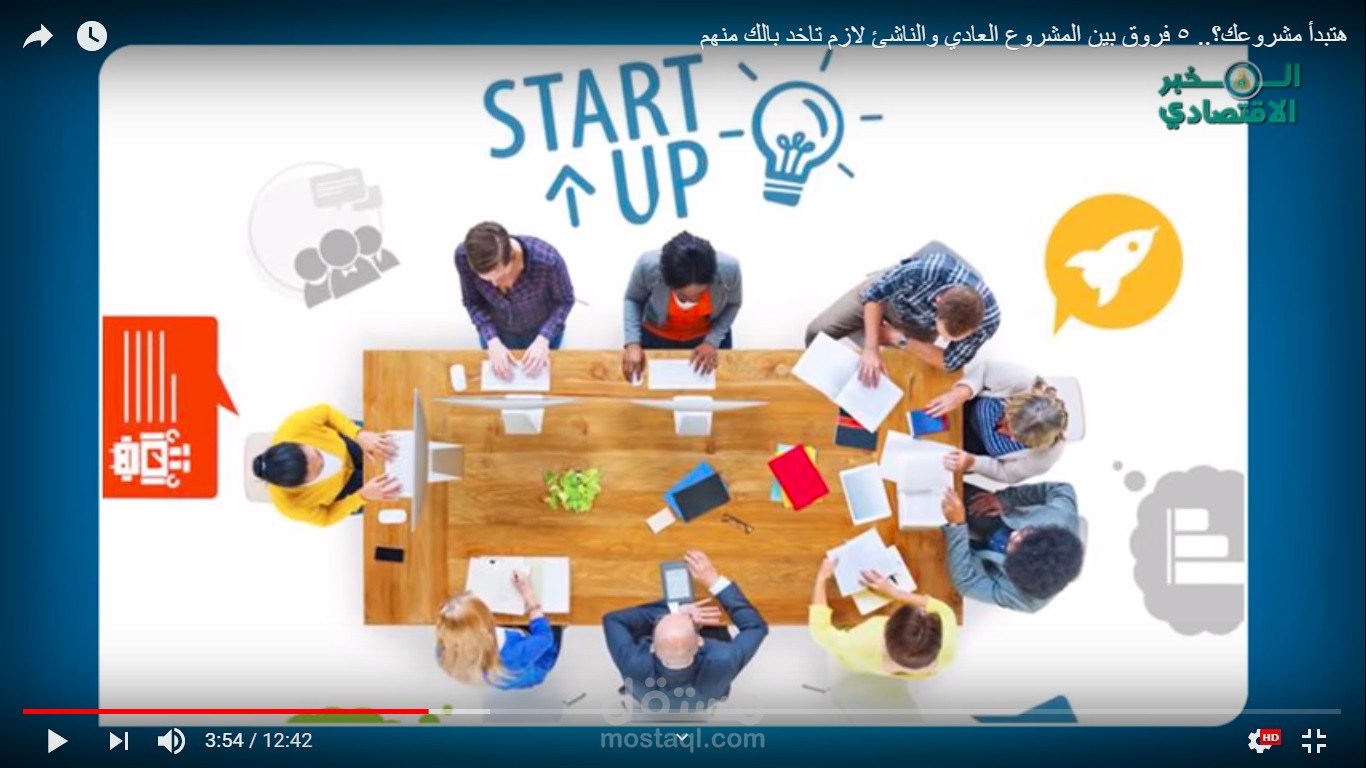 انتاج جرافيك حلقة يوتيوب