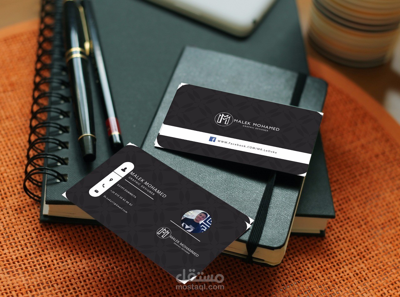 تصميم كارت شخصي بشكل احترافي
