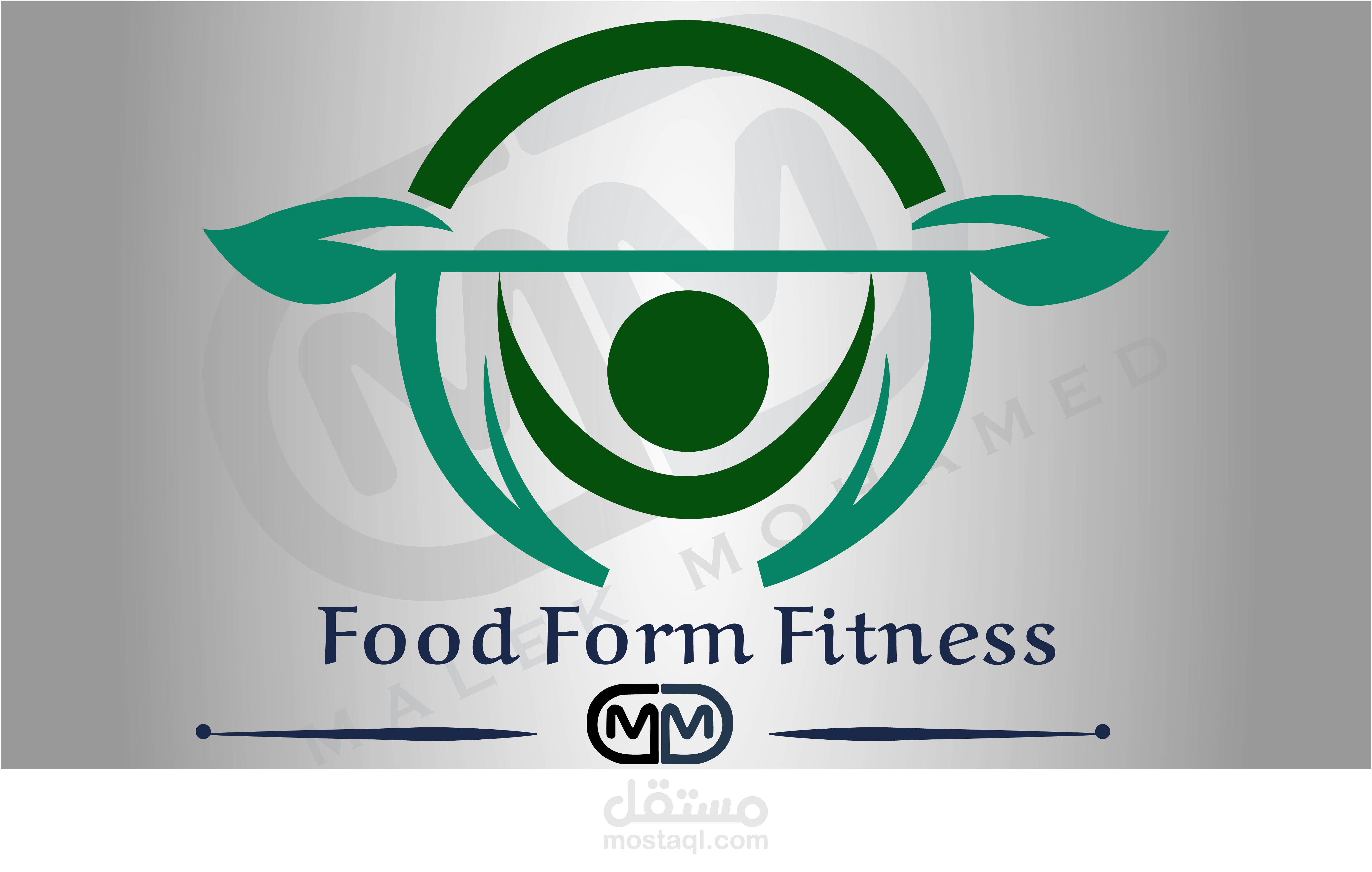 Professional logo to food form fitness