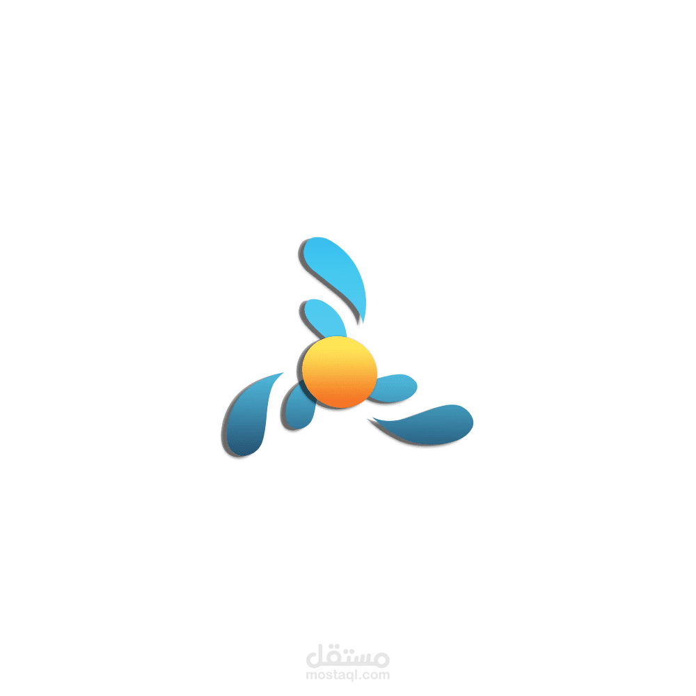 شركة طاقة شمسية وتحلية مياه | تصميم لوجو